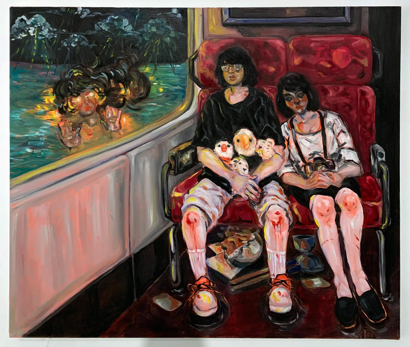 Don’t know where I’m going, but I’m heading somewhere, Nov 22, 2019. Oil on Canvas. 36 in x 42 in